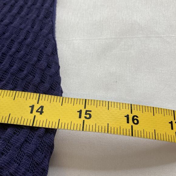 Anthropologie Rio Rao Navy Blue Tiered Dress Size‎ S Coquette Fairy Swiss Dot - Picture 4 of 10